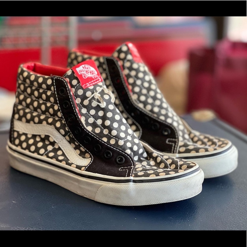Sk8-Hi Vans Polka Dot shoes 6 2006-2007